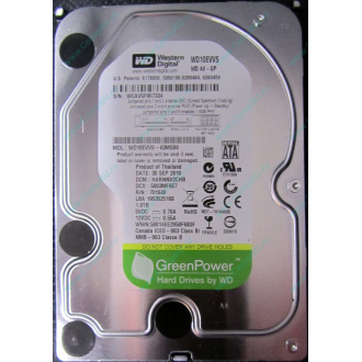 Б/У жёсткий диск 1Tb Western Digital WD10EVVS Green (WD AV-GP 1000 GB) 5400 rpm SATA (Павловский Посад)
